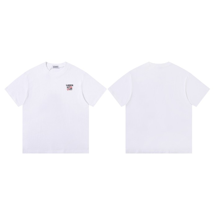 Loewe Luxury Brand Men Womens Short Sleeve T-Shirt Whatsapp 【+1-3239614486】