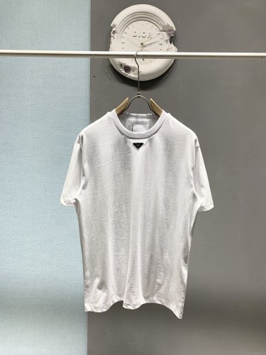 Prada Luxury Brand Men Womens Short Sleeve T-Shirt Mens T shirts UJN861_240_F0009_S_232 Whatsapp 【+1-3239614486】