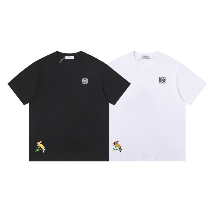 Loewe Luxury Brand Men Womens Short Sleeve T-Shirt Whatsapp 【+1-3239614486】