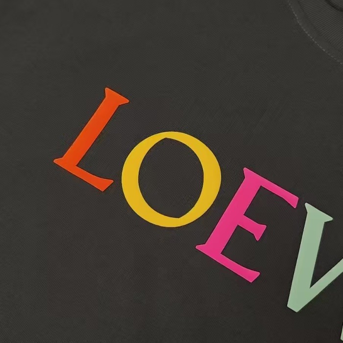 Loewe Luxury Brand Men Womens Short Sleeve T-Shirt Whatsapp 【+1-3239614486】