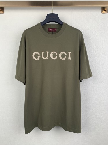 Gucci Luxury Brand Women Mens Short Sleeve T-Shirt Cotton jersey T-shirt with embroidery ‎798115 XJHN3 3254 Top Quality Luxury Brand Whatsapp 【+1-3239614486】