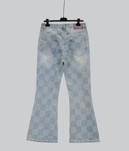 Louis Vuitton Luxury Brand Men Pant Jeans Denim Bootcut Pants Whatsapp 【+1-3239614486】