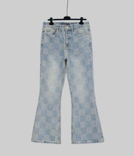Louis Vuitton Luxury Brand Men Pant Jeans Denim Bootcut Pants Whatsapp 【+1-3239614486】