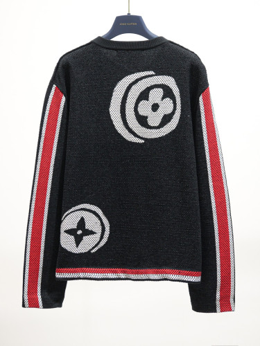 Louis Vuitton Men Womens Sweater Knitwear Coat Luxury Brand Mens Knit Cardigan Textured Plaid Cardigan 1AJBSP Top Quality Whatsapp【+1-3239614486】