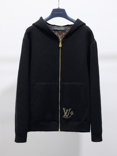 Louis Vuitton Men Jacket Coat Luxury Brand Mens Jackets Monogram Reversible Double Face Hooded 1AJBXH Top Quality Whatsapp【+1-3239614486】