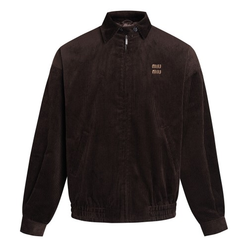 Miumiu Men Women Jackets Coat Luxury Brand Womens Corduroy Jacket Top Quality Whatsapp【+1-3239614486】