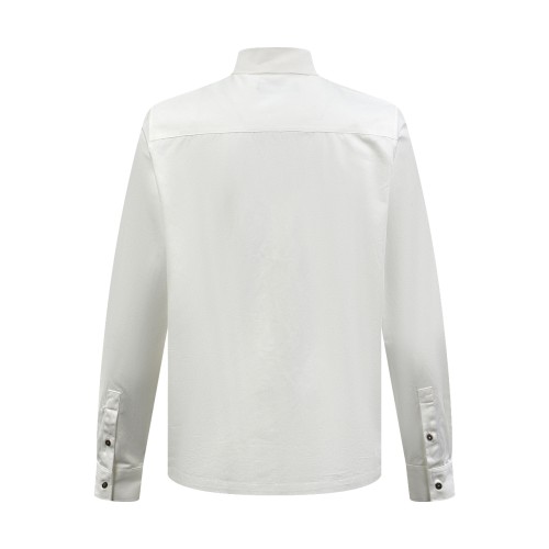 Louis Vuitton Mens Shirts Luxury Brand Mens Embossed Pocket Long-Sleeved Shirt 1AJCAI Top Quality Whatsapp 【+1-3239614486】
