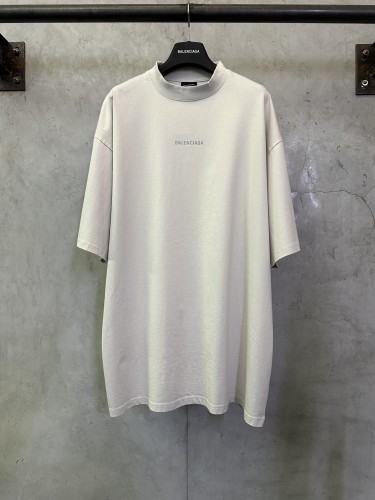 Balenciaga Luxury Brand Women Mens Short Sleeve T-Shirt NEW BALENCIAGA BACK T-SHIRT MEDIUM FIT IN OFF WHITE 764235TPVK13307 Whatsapp 【+1-3239614486】