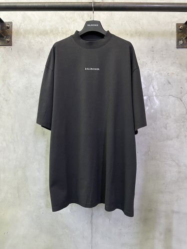 Balenciaga Luxury Brand Women Mens Short Sleeve T-Shirt NEW BALENCIAGA BACK T-SHIRT MEDIUM FIT IN BLACK 764235TPVK11569 Whatsapp 【+1-3239614486】