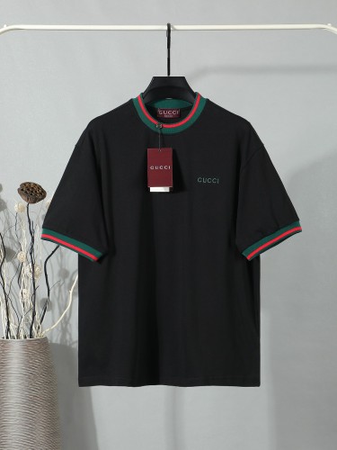 Gucci Luxury Brand Women Mens Short Sleeve T-Shirt Cotton jersey T-shirt with embroidery Top Quality Luxury Brand Whatsapp 【+1-3239614486】