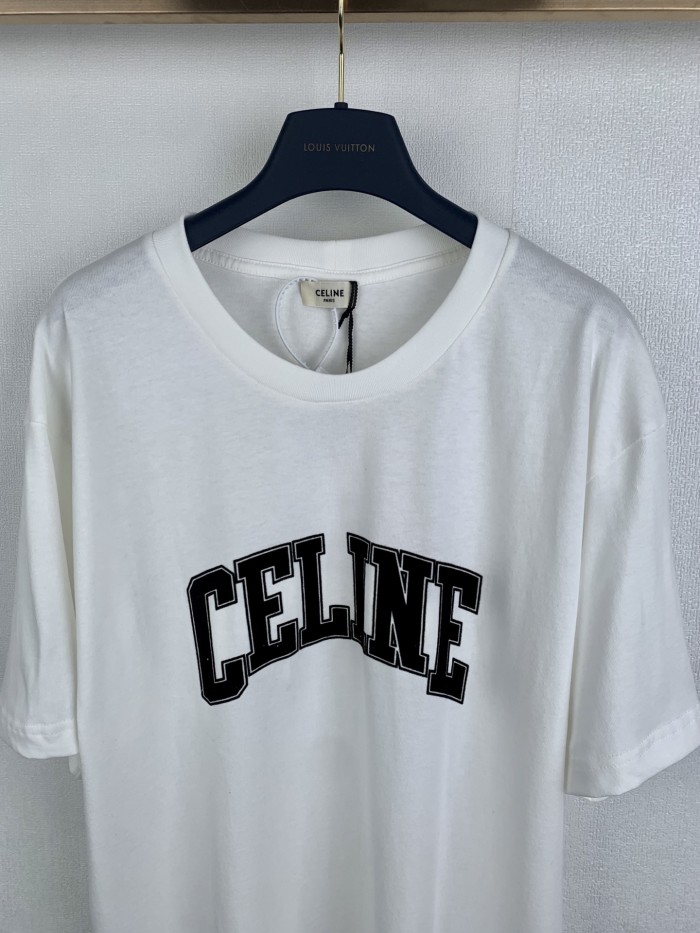 Celine Luxury Brand Women Mens Short Sleeve T-Shirt Whatsapp 【+1-3239614486】