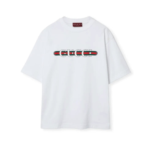 Gucci Luxury Brand Women Mens Short Sleeve T-Shirt Cotton jersey T-shirt with print ‎784361 XJGKB 9074 Top Quality Luxury Brand Whatsapp 【+1-3239614486】