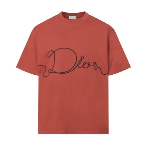 Dior Luxury Brand Women Mens Short Sleeve T-Shirt Dior Ribbon T-Shirt Whatsapp 【+1-3239614486】