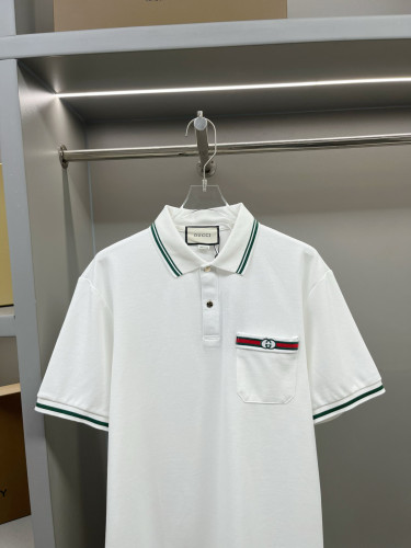 Gucci Luxury Brand Women Mens Short Sleeve T-Shirt Polo Shirt Top Quality Luxury Brand Whatsapp 【+1-3239614486】