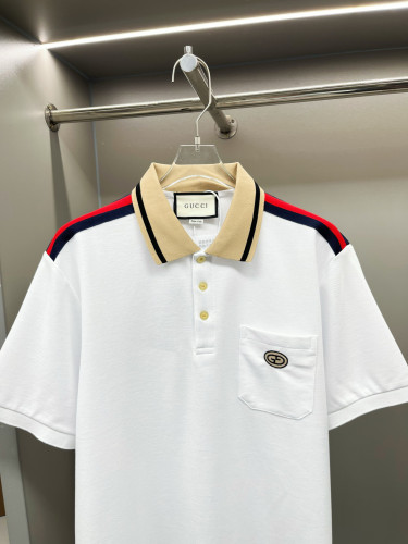 Gucci Luxury Brand Women Mens Short Sleeve T-Shirt Polo Shirt Top Quality Luxury Brand Whatsapp 【+1-3239614486】