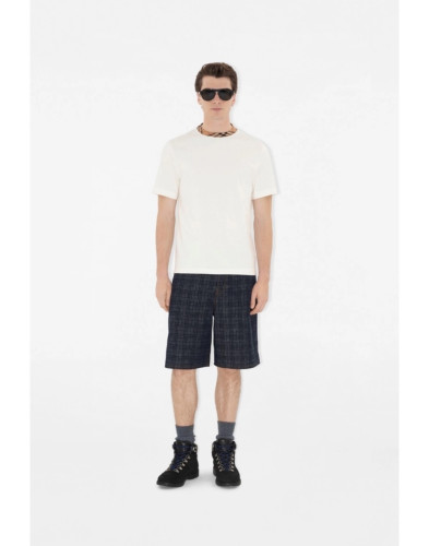 Burberry Luxury Brand Women Mens Short Sleeve T-Shirt Check Trim Cotton T-shirt 81101001 Whatsapp 【+1-3239614486】