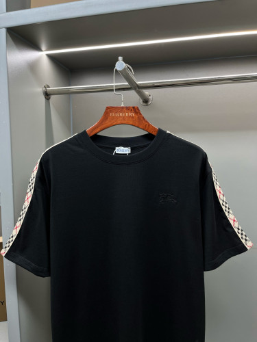 Burberry Luxury Brand Women Mens Short Sleeve T-Shirt Check Trim Cotton T-shirt 1062481 Whatsapp 【+1-3239614486】