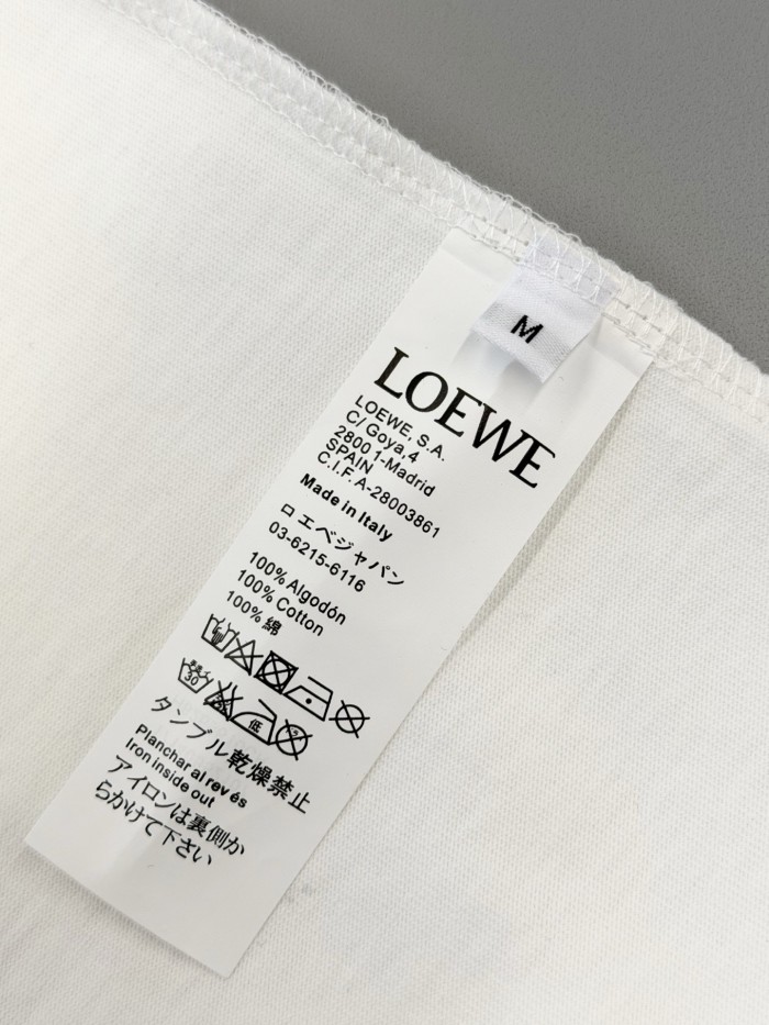 Loewe Luxury Brand Men Womens Short Sleeve T-Shirt Whatsapp 【+1-3239614486】