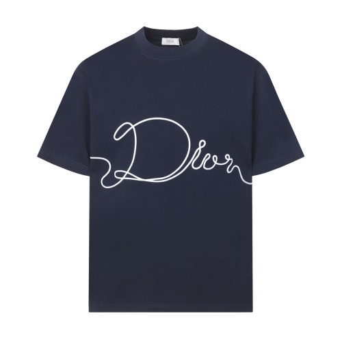 Dior Luxury Brand Women Mens Short Sleeve T-Shirt  Dior Ribbon T-Shirt Whatsapp 【+1-3239614486】
