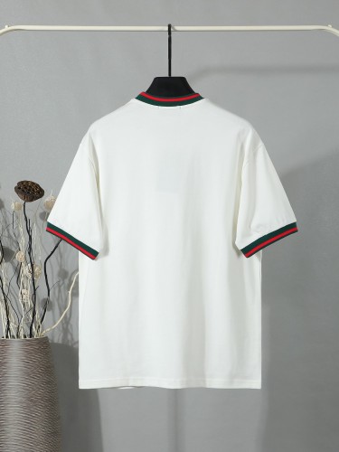 Gucci Luxury Brand Women Mens Short Sleeve T-Shirt Cotton jersey T-shirt with embroidery ‎835640 XJHCV 9692 Top Quality Luxury Brand Whatsapp 【+1-3239614486】