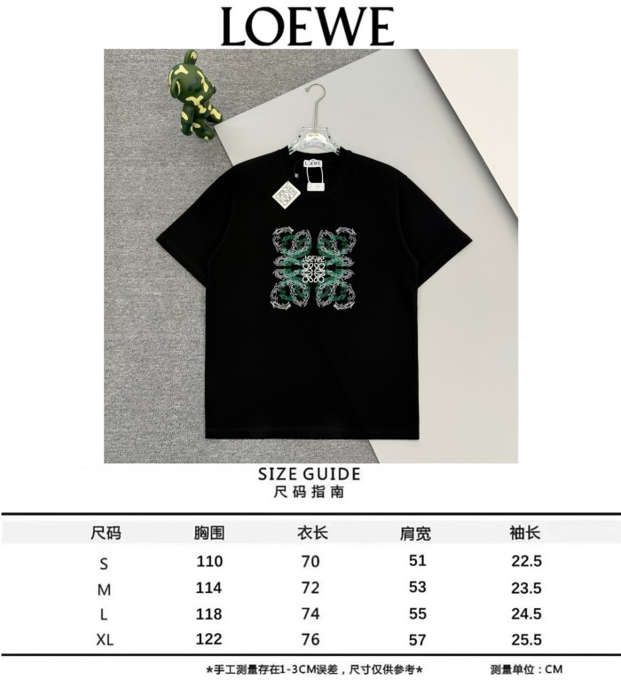 Loewe Luxury Brand Men Womens Short Sleeve T-Shirt Whatsapp 【+1-3239614486】