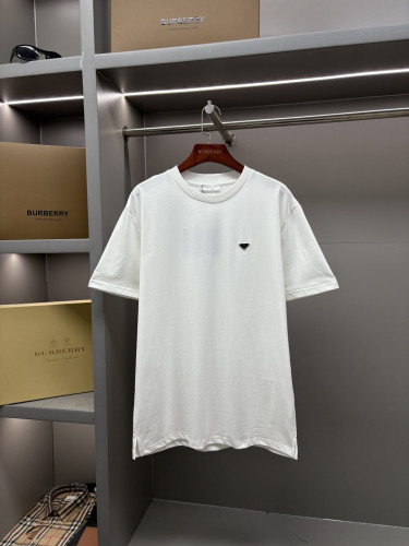 Prada Luxury Brand Men Womens Short Sleeve T-Shirt Mens Cotton T-shirt UJN954_240_F0009_S_OOO Whatsapp 【+1-3239614486】