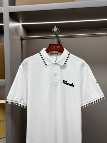 Moncler Luxury Brand Men Womens Short Sleeve T-Shirt Embroidered Logo Cotton Piquet Polo Shirt K20918A0000589B3G050 Whatsapp 【+1-3239614486】