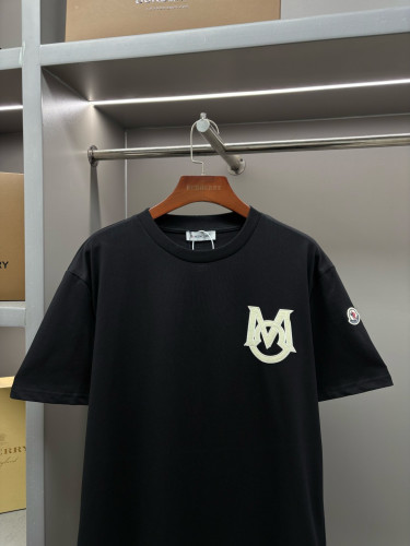Moncler Luxury Brand Men Womens Short Sleeve T-Shirt Monogram Cotton T-Shirt K20918C000348390T999 Whatsapp 【+1-3239614486】