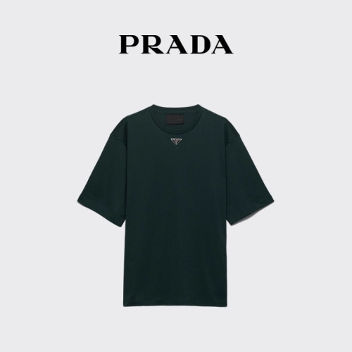 Prada Luxury Brand Men Womens Short Sleeve T-Shirt Mens Cotton T-shirt UJN861_240_F0422_S_232 Whatsapp 【+1-3239614486】