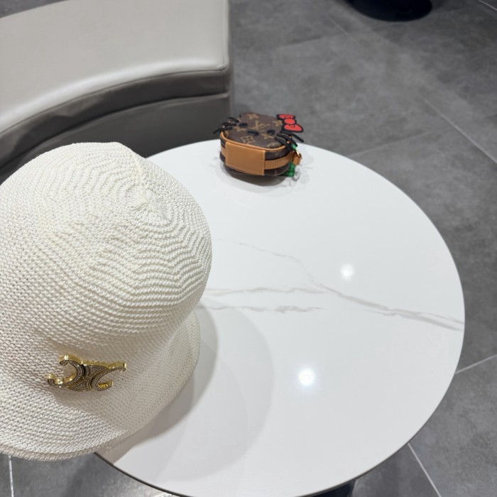Celine Womens Hats Luxury Brand Design Celine Bucket Hat with Original Box Whatsapp 【+1-3239614486】