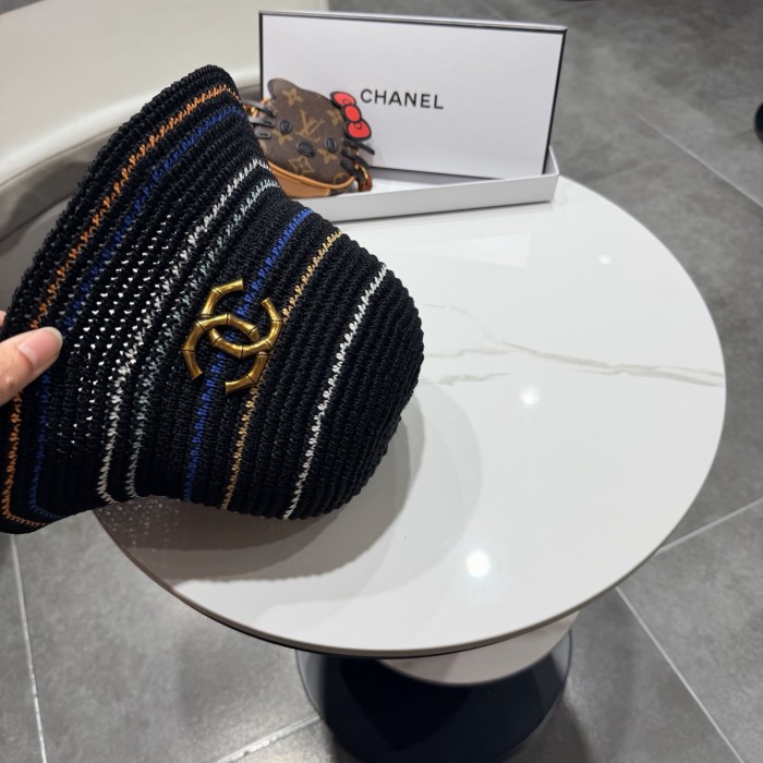 Chanel Womens Hats Luxury Brand Knit Bucket Hat with Original Box Whatsapp 【+1-3239614486】
