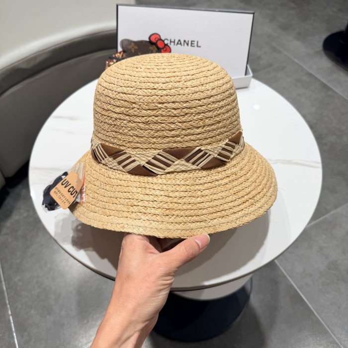 Chanel Womens Hats Luxury Brand Raffia Raffia Straw Hat with Original Box Whatsapp 【+1-3239614486】