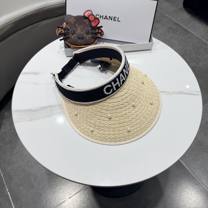 Chanel Womens Hats Luxury Brand Visor Hat with Original Box Whatsapp 【+1-3239614486】
