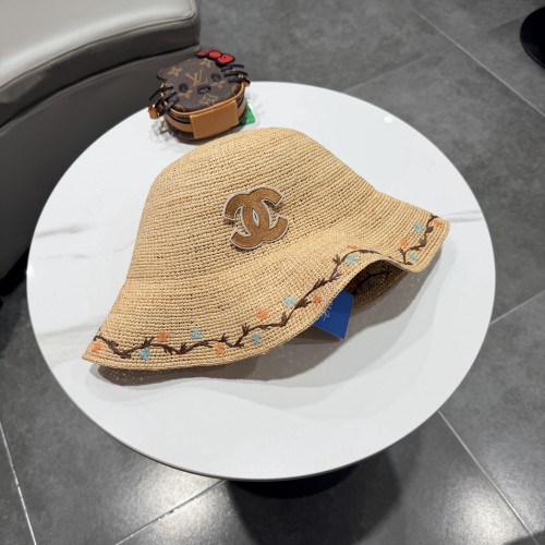 Chanel Womens Hats Luxury Brand Raffia Straw Hat with Original Box Whatsapp 【+1-3239614486】