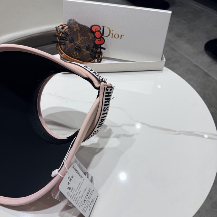 Dior Womens Visor Hat Luxury Brand Design Dior Cap with Original Box Whatsapp 【+1-3239614486】