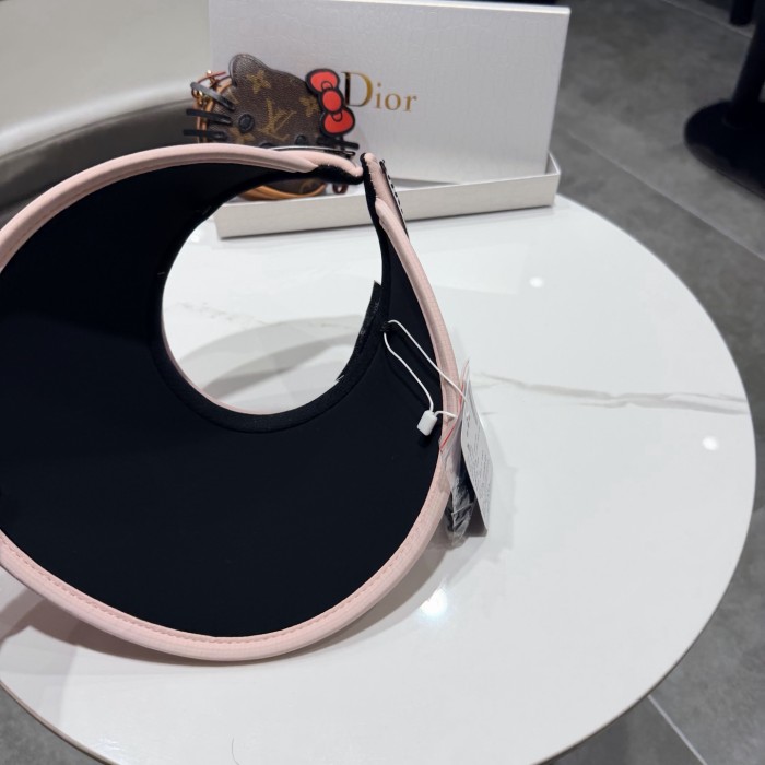 Dior Womens Visor Hat Luxury Brand Design Dior Cap with Original Box Whatsapp 【+1-3239614486】
