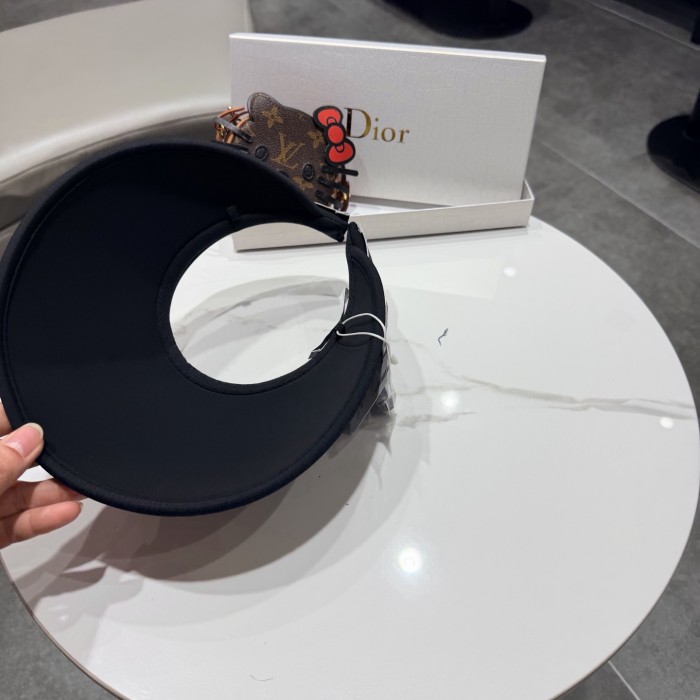 Dior Womens Visor Hat Luxury Brand Design Dior Cap with Original Box Whatsapp 【+1-3239614486】