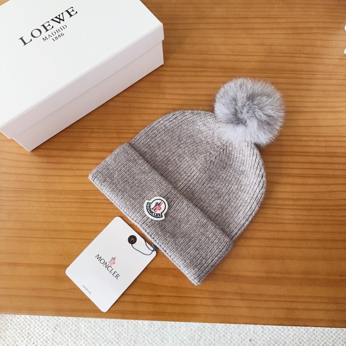 Moncler Womens Hats Luxury Brand Design Moncler Knit Hat with Original Box Whatsapp【+1-3239614486】
