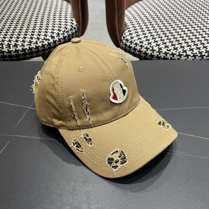 Moncler Men Womens Hats Luxury Brand Design Moncler Baseball Hat with Original Box Whatsapp【+1-3239614486】