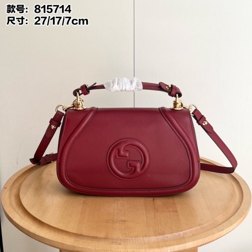 Gucci Womens Bags Shoulder Messenger Bag Luxury Brand GG GUCCI BLONDIE SMALL TOP HANDLE BAG with Original Box 815714 HAAKG 9755