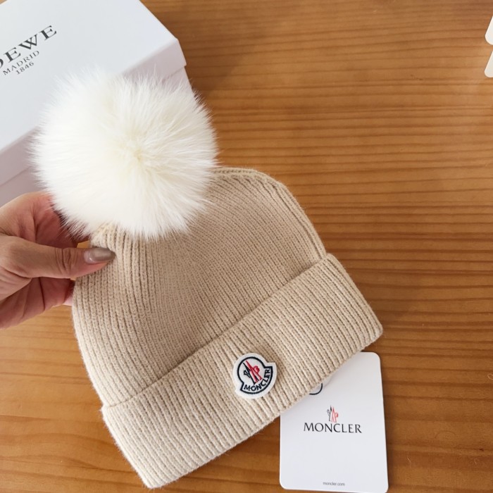 Moncler Womens Hats Luxury Brand Design Moncler Knit Hat with Original Box Whatsapp【+1-3239614486】