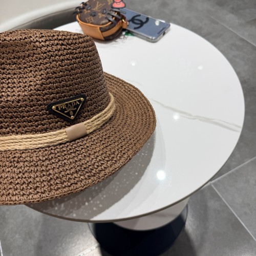 Prada Men Womens Hats Luxury Brand Design Prada Straw Hat with Original Box Whatsapp【+1-3239614486】