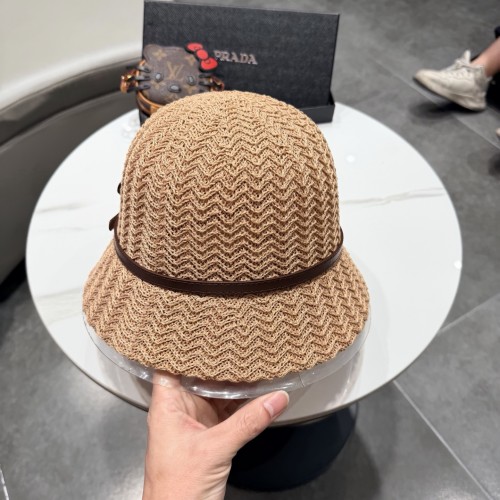Prada Womens Hats Luxury Brand Design Prada Bucket Hat with Original Box Whatsapp【+1-3239614486】