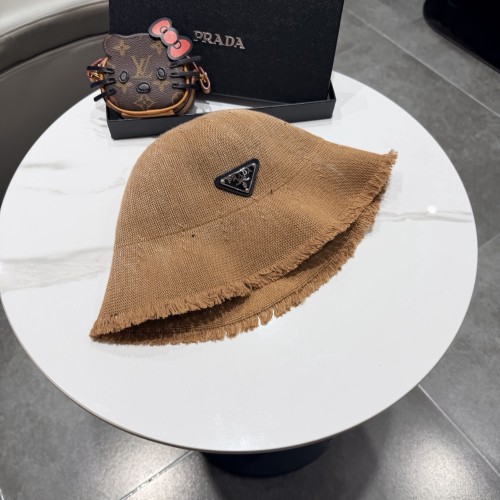 Prada Womens Hats Luxury Brand Design Prada Bucket Hat with Original Box Whatsapp【+1-3239614486】