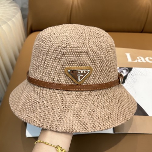 Prada Womens Hats Luxury Brand Design Prada Bucket Hat with Original Box Whatsapp【+1-3239614486】