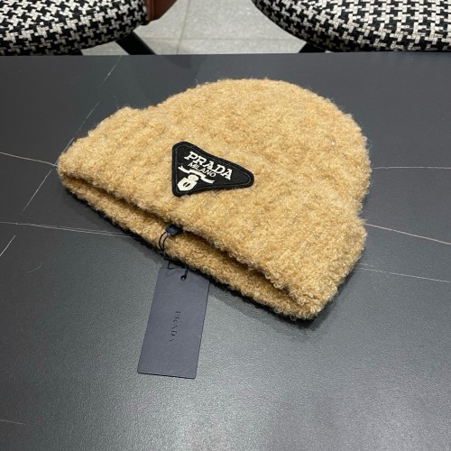 Prada Womens Hats Luxury Brand Design Prada Knit Hat with Original Box Whatsapp【+1-3239614486】