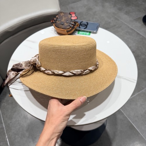 Prada Womens Hats Luxury Brand Design Prada Straw Hat with Original Box Whatsapp【+1-3239614486】