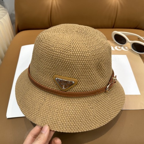 Prada Womens Hats Luxury Brand Design Prada Bucket Hat with Original Box Whatsapp【+1-3239614486】