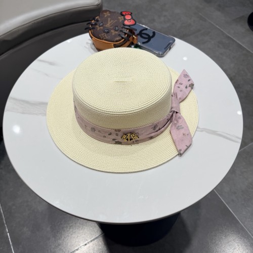 Dior Womens Straw Hat Luxury Brand Design Dior Cap with Original Box Whatsapp 【+1-3239614486】