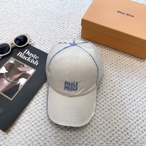 Miumiu Womens Mens Cap Baseball Hat Luxury Brand with Original Box Whatsapp 【+1-3239614486】